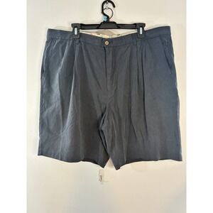 Tommy Bahama Silk Blend Shorts Pleated Front Relaxed Fit Mens Casual Size 42